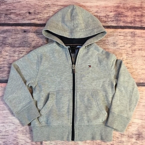 Tommy Hilfiger Other - Tommy Hilfiger Kids Size 5 Hoodie Sweatshirt Gray